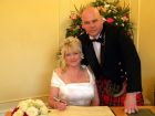 Mick and Kelly Pudsey on their recent wedding day
